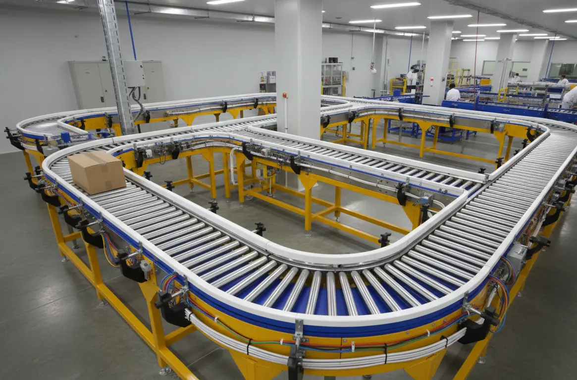 Powered roller conveyor system