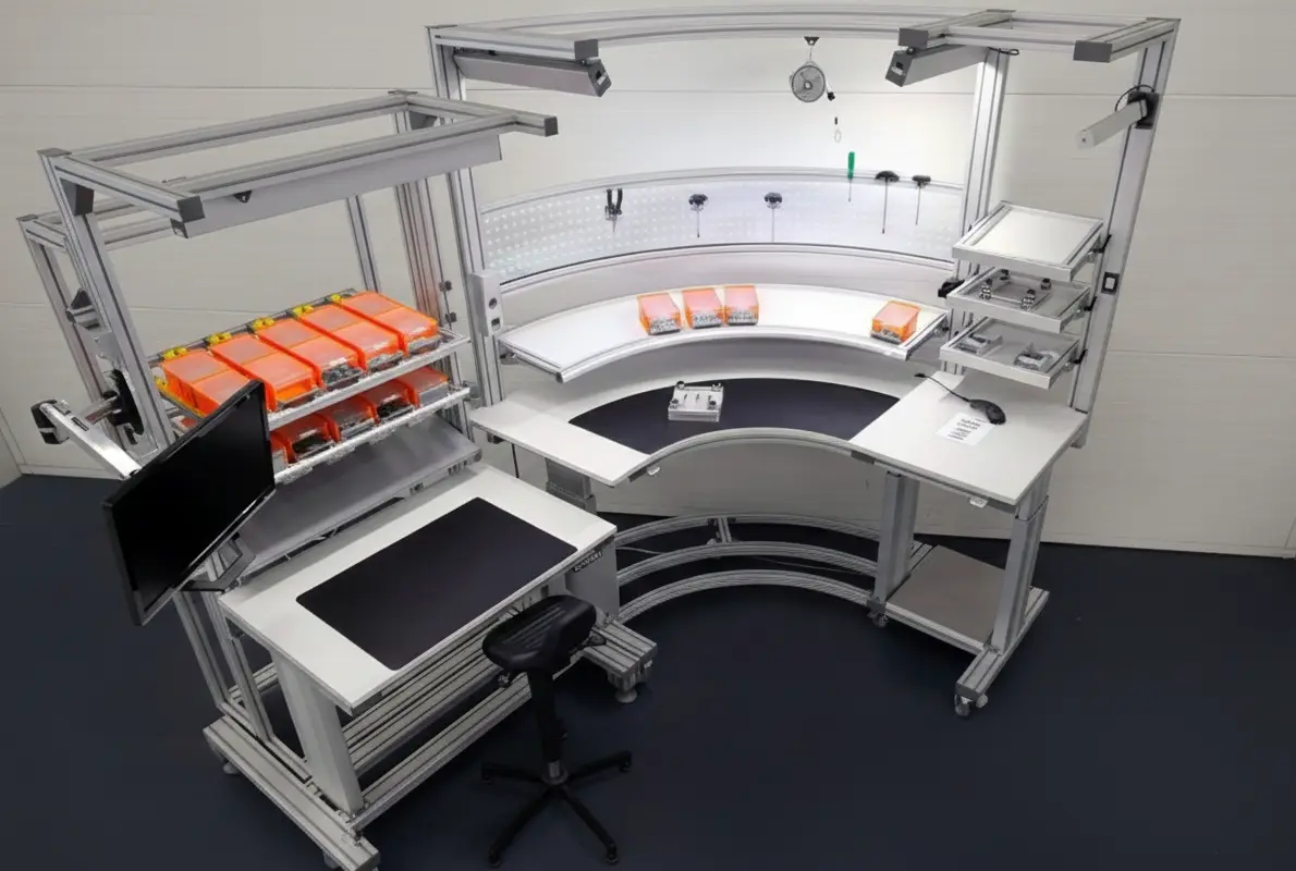 Ergonomic assembly workstation design